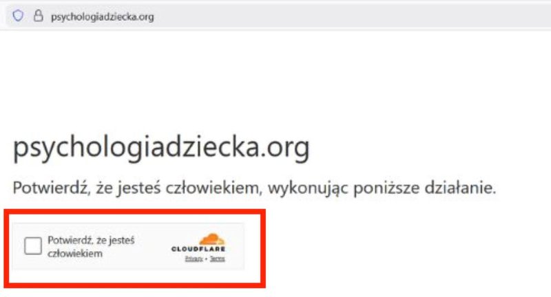 Przykład zhakowanej strony www.